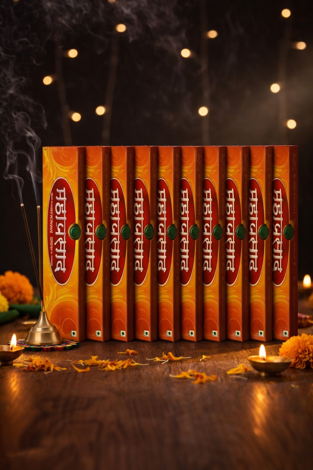 DESHPANDE BANDHU + Premium Mahaprasad Masala Agarbatti Pack of 10 (Rich Masala Fragrance)