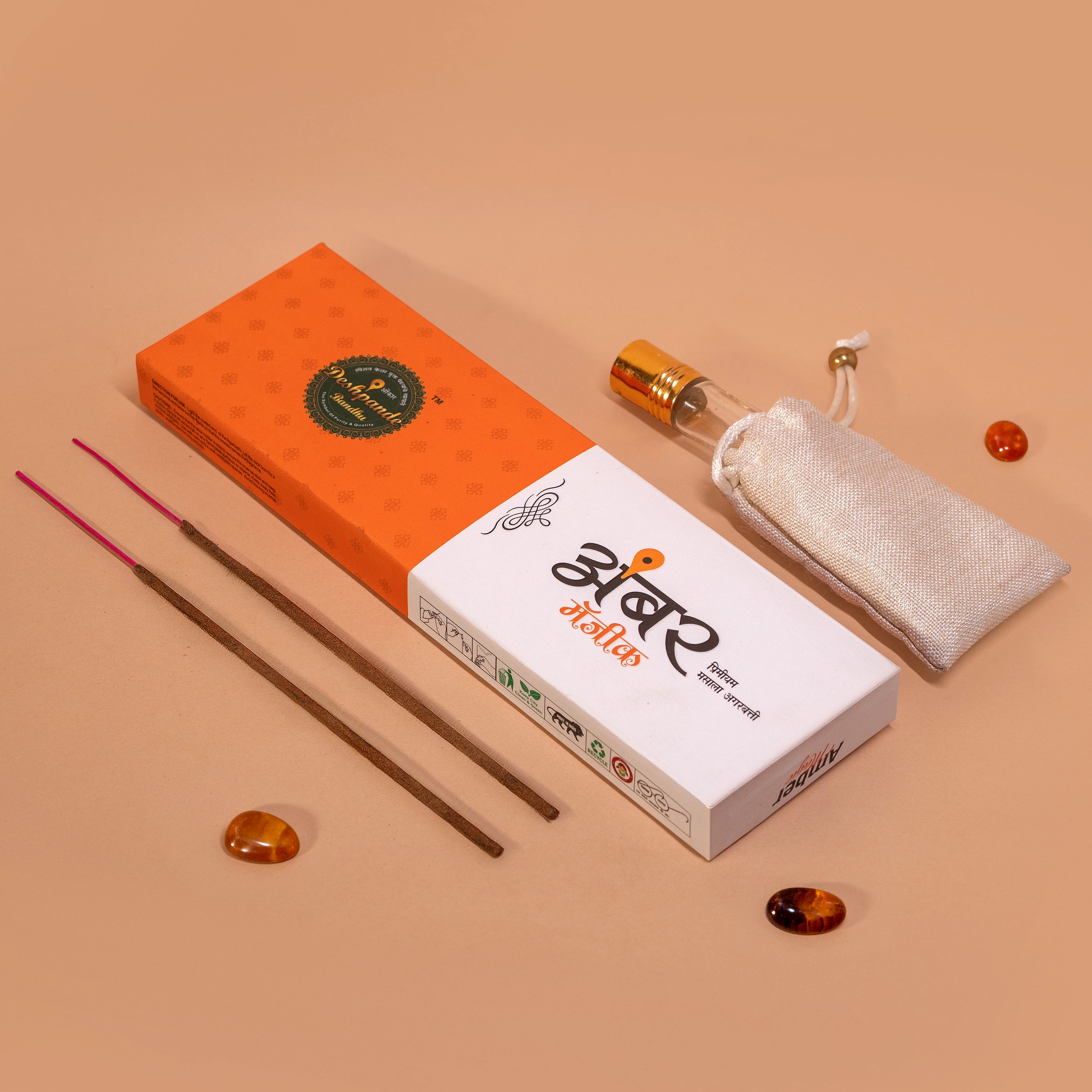 DESHPANDE BANDHU + Amber magic agarbatti